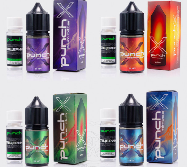 Жидкость Punch X Coctails Salt 30ml (набор компонентов)