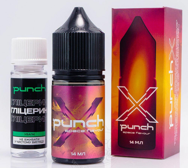 Жидкость Punch X Coctails Salt Space Flavour 30ml 65mg со вкусом коктейля из манго, маракуйи и личи (набор компонентов)