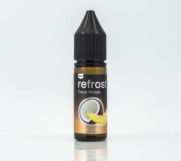 Рідина Refrost Salt Coco Melon 15ml 30mg на сольовому нікотині зі смаком кокоса і дині