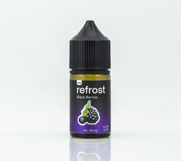 Жидкость Refrost Salt Black Berries 30ml 30mg на солевом никотине со вкусом ягод