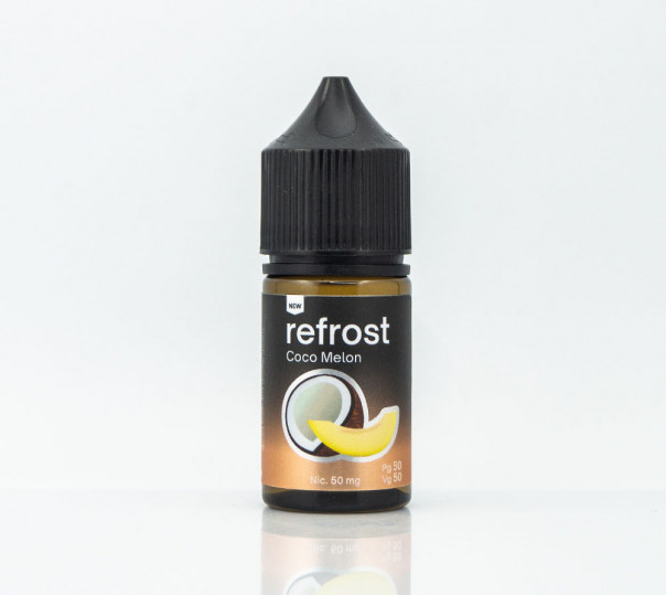 Рідина Refrost Salt Coco Melon 30ml 30mg на сольовому нікотині зі смаком кокоса і дині