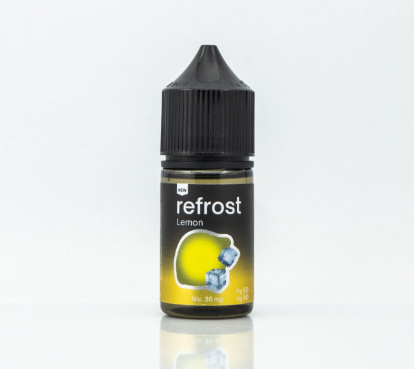 Жидкость Refrost Salt Lemon 30ml 30mg на солевом никотине со вкусом лимона