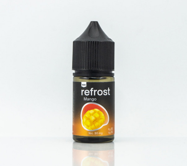 Рідина Refrost Salt Mango 30ml 30mg на сольовому нікотині зі смаком манго