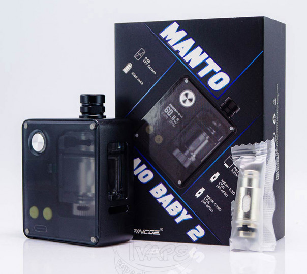 Rincoe Manto AIO Baby 2 Boro 60W 1500mAh Kit АІО система