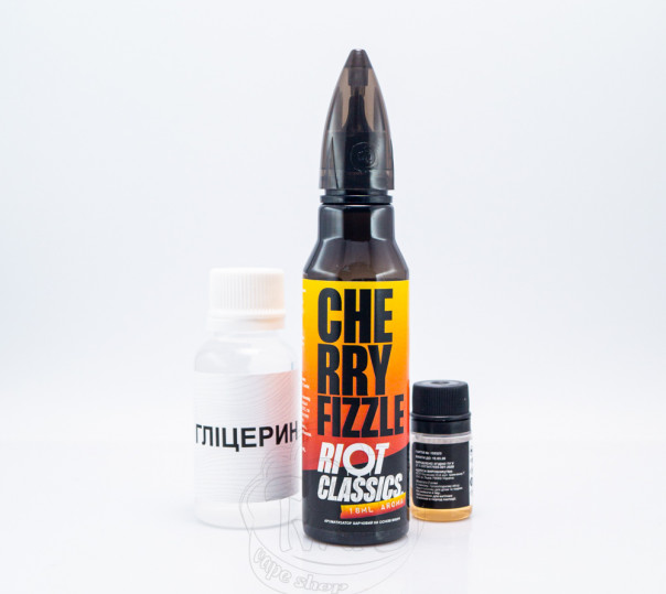 Рідина Riot Squad Organic Cherry Fizzle 60ml 3mg зі смаком вишневої газованої води (набір компонентів)