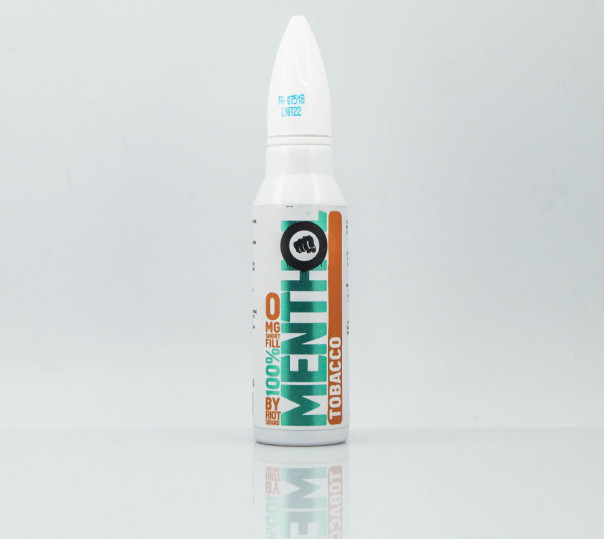 Жидкость Riot Squad Organic Menthol Tobacco 60ml 3mg на органическом никотине со вкусом табачки с ментолом