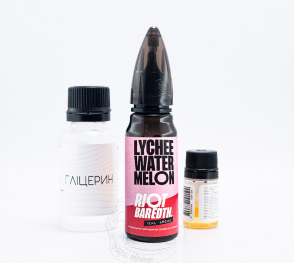 Жидкость Riot Squad Salt Lychee Watermelon 30ml 50mg со вкусом личи и арбуза (набор компонентов)