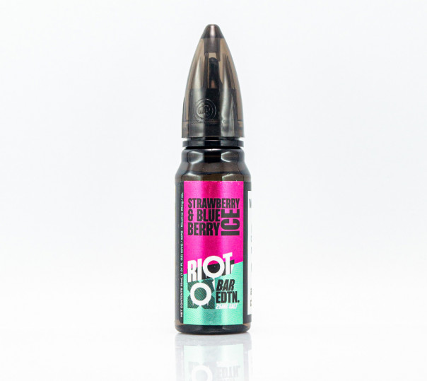 Рідина Riot Squad Salt Strawberry Blueberry Ice 30ml 50mg на сольовому нікотині зі смаком чорниці та полуниці з холодком