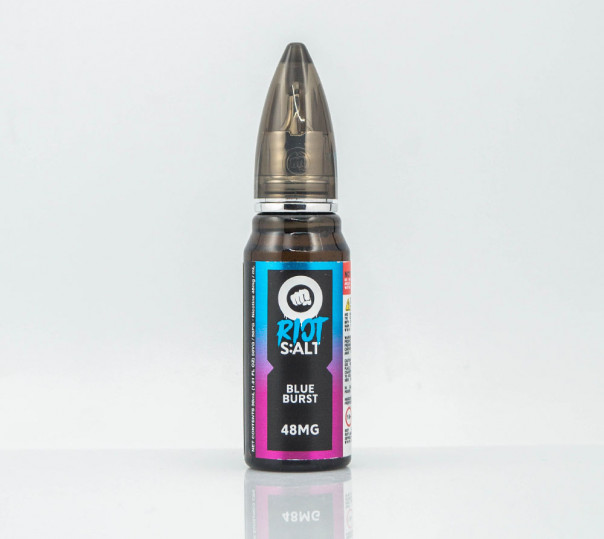 Жидкость Riot Squad Salt Blue Burst 30ml 50mg на солевом никотине со вкусом голубой малины с холодком