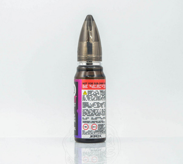 Рідина Riot Squad Salt Rich Black Grape 30ml 48mg на сольовому нікотині зі смаком винограду з холодком