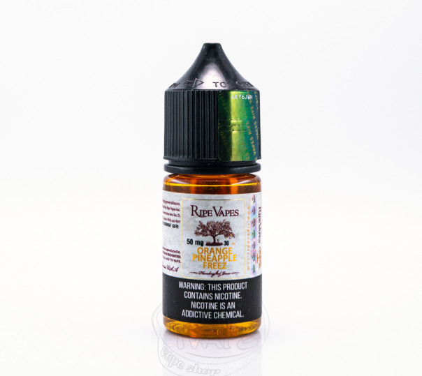 Жидкость Ripe Vapes Salt Orange Pineapple Freez 30ml 50mg на солевом никотине со вкусом ананаса и апельсина с холодком