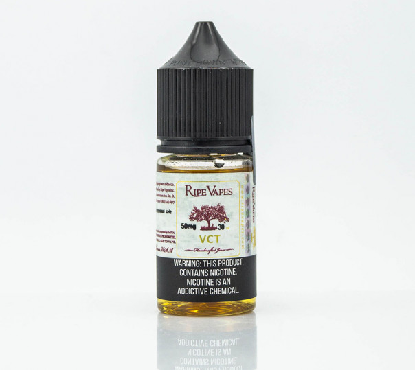 Жидкость Ripe Vapes Salt VCT 30ml 30mg на солевом никотине со вкусом табачки с кремом и ванилью