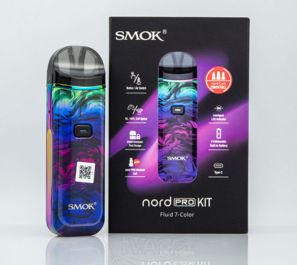 SMOK Nord Pro Pod Kit 1100mAh Багаторазова POD система