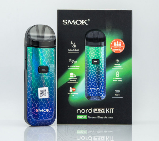 SMOK Nord Pro Pod Kit 1100mAh Багаторазова POD система