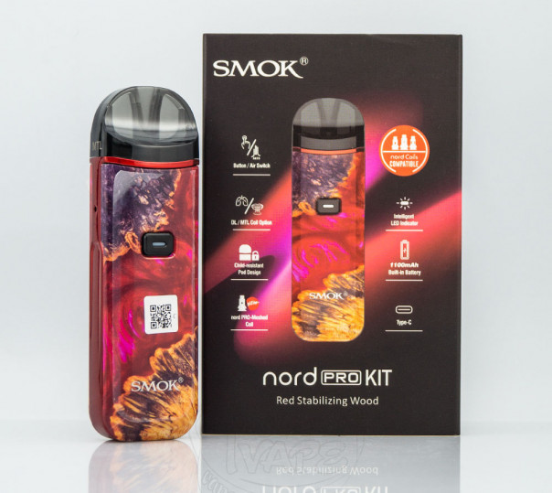 SMOK Nord Pro Pod Kit 1100mAh Багаторазова POD система