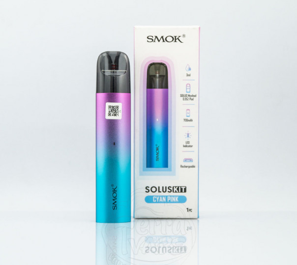 SMOK Solus Pod Kit 700mAh 3ml Многоразовая POD система