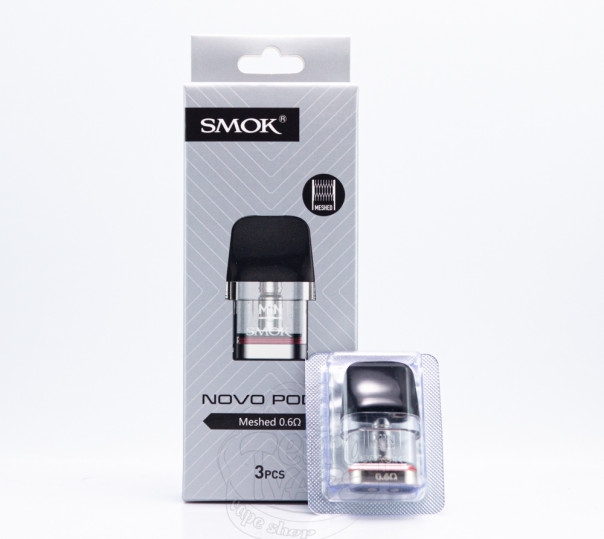 Картридж SMOK Novo Series - Novo Pod M Meshed 0.6 Ом для багаторазової POD системи Propod, Novo, 2, 3, 2S, 2c, 2X, Pro, GT, Master, Master Box Pod