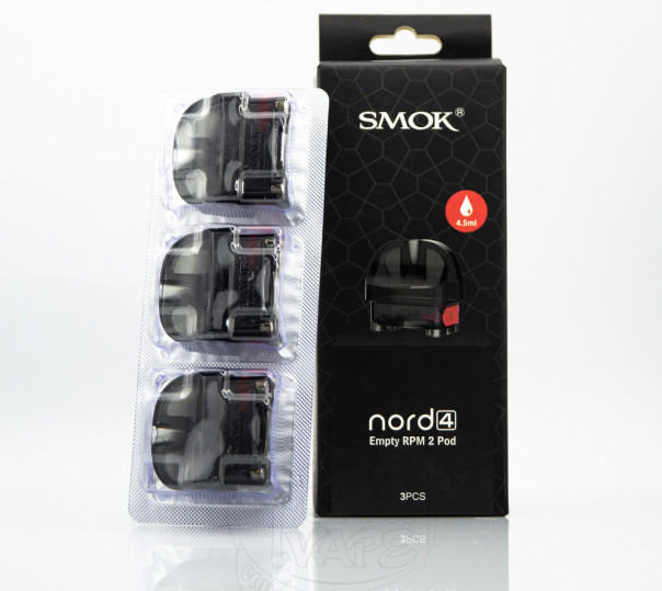 Пустой картридж для SMOK Nord 4 Empty Pod (RPM Pod, RPM2 Pod) 4.5ml