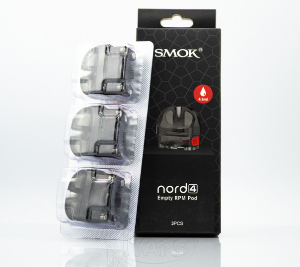 Пустой картридж для SMOK Nord 4 Empty Pod (RPM Pod, RPM2 Pod) 4.5ml