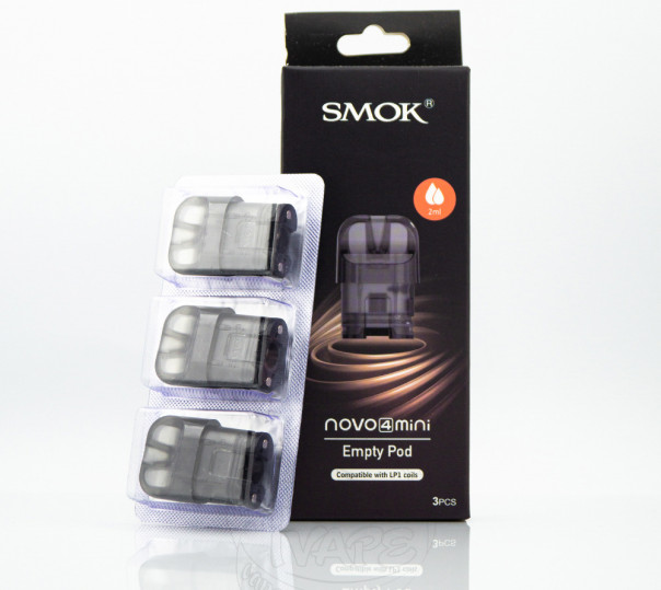 Порожній картридж для багаторазової POD системи SMOK Novo 4 Mini Empty Pod 2ml