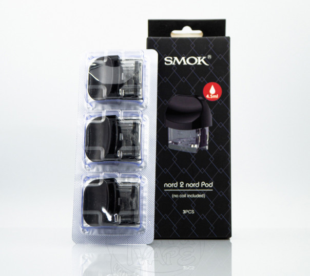 Пустой картридж для Smok Nord 2 Pod Empty Cartridge (Nord pod, RPM pod) 4.5ml