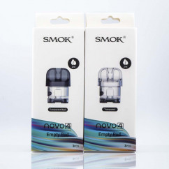 Порожній картридж Smok Novo 4 Empty Pod 2ml (Black, Clear)