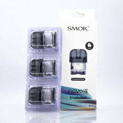 Пустой картридж Smok Novo 4 Empty Pod 2ml Transparent Black