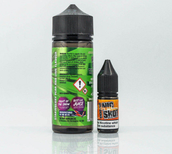 Жидкость Six Licks Organic Truth Or Pear 110ml 1.5mg на органическом никотине со вкусом клубники, груши и лайма