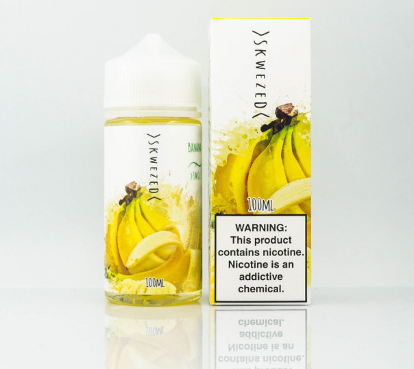 Жидкость Skwezed Organic Banana 100ml 3mg на органическом никотине со вкусом банана