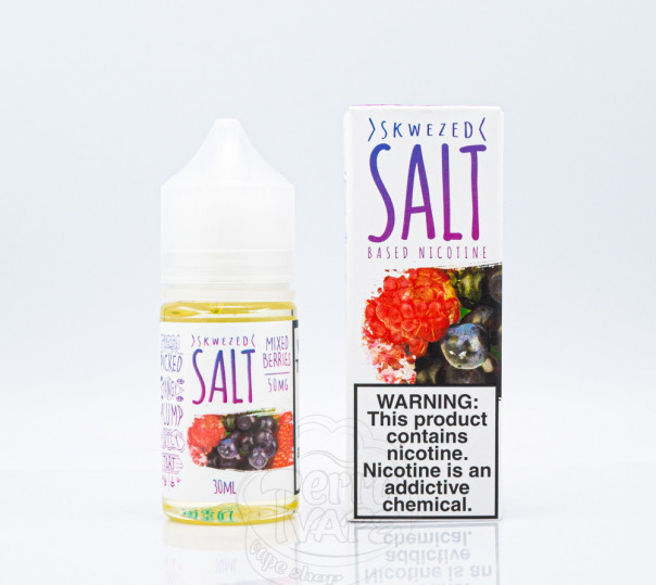 Рідина Skwezed Salt Mixed Berries 30ml 25mg на сольовому нікотині зі смаком ягід