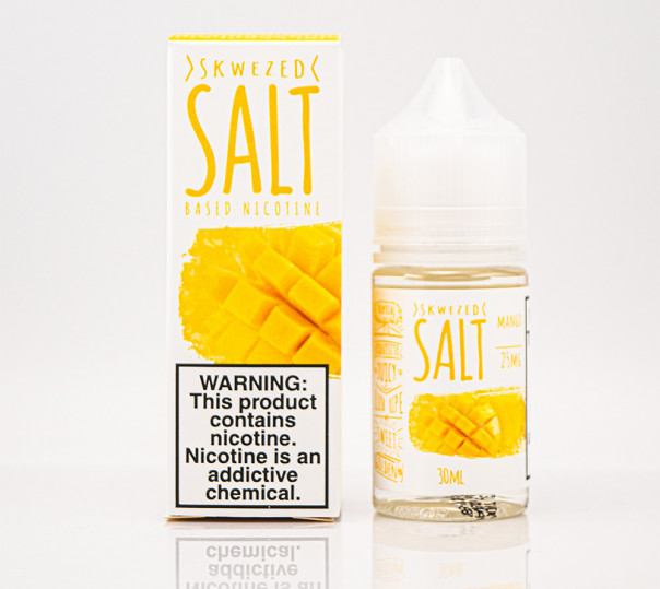 Рідина Skwezed Salt Mango 30ml 50mg на сольовому нікотині зі смаком манго