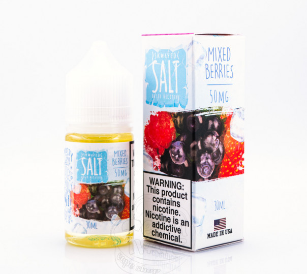 Жидкость Skwezed Salt Mixed Berries 30ml 50mg на солевом никотине со вкусом ягод с холодком