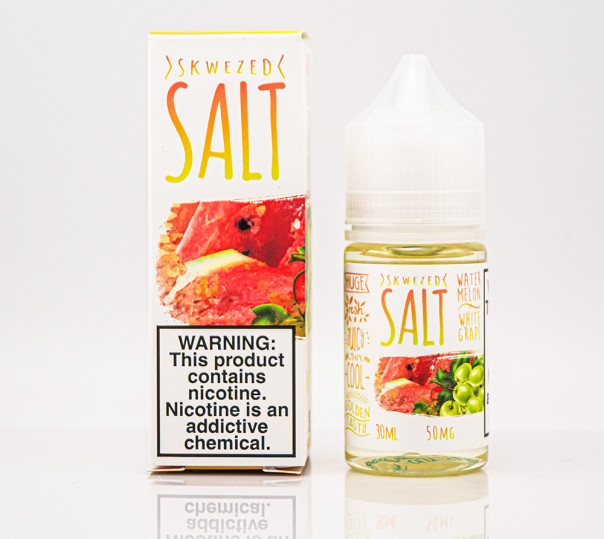 Жидкость Skwezed Salt Watermelon White Grape 30ml 25mg на солевом никотине со вкусом арбуза и винограда