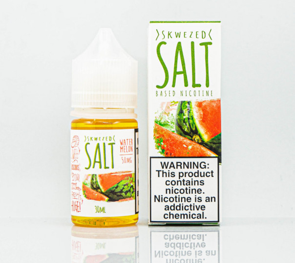 Рідина Skwezed Salt Watermelon 30ml 25mg на сольовому нікотині зі смаком кавуна