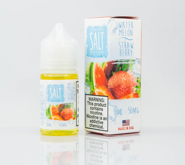 Рідина Skwezed Salt Watermelon Strawberry Ice 30ml 25mg на сольовому нікотині зі смаком кавуна і полуниці з холодком