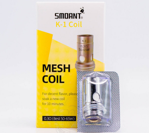 Випаровувач k1/k2/k3/k4/k5 coil для електронних сигарет Smoant Knight 80, Pasito 2, Knight Aio Pod Kit