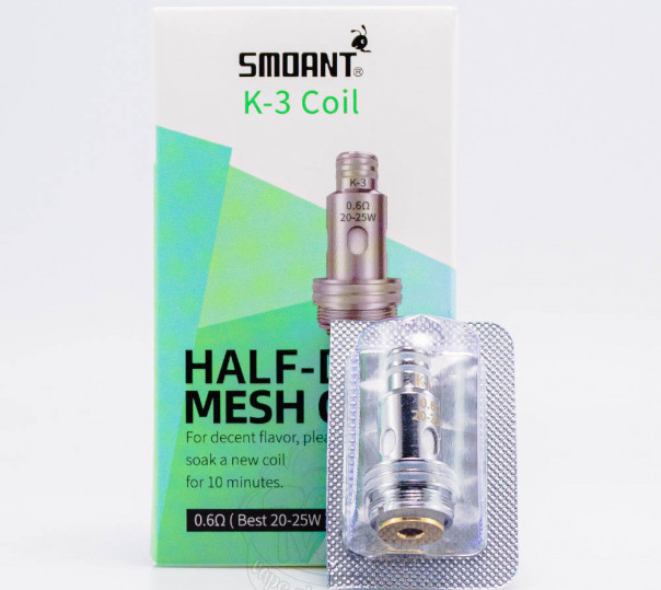 Випаровувач k1/k2/k3/k4/k5 coil для електронних сигарет Smoant Knight 80, Pasito 2, Knight Aio Pod Kit