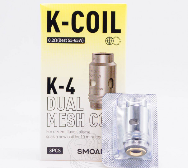 Випаровувач k1/k2/k3/k4/k5 coil для електронних сигарет Smoant Knight 80, Pasito 2, Knight Aio Pod Kit