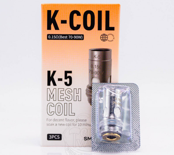 Випаровувач k1/k2/k3/k4/k5 coil для електронних сигарет Smoant Knight 80, Pasito 2, Knight Aio Pod Kit