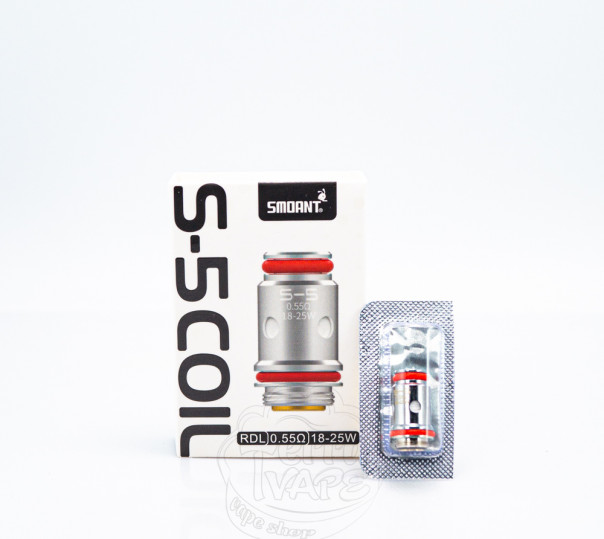 Испаритель Smoant S Series Coil для многоразовой POD системы Charon Baby Plus, Santi Pod Kit