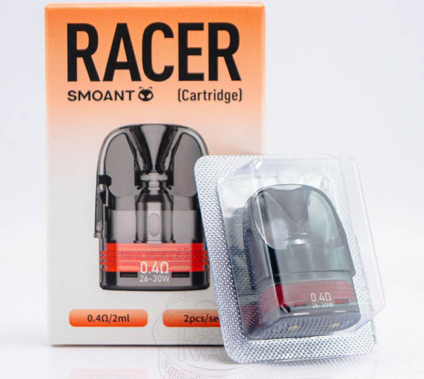 Картридж Smoant Charon Racer Pod Cartridge 2ml 0.4Ом для багаторазової POD системи Smoant Charon Racer