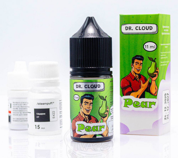 Рідина Dr.Cloud Salt Pear 30ml 50mg зі смаком груші (набір компонентів)