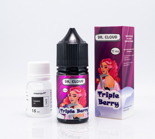 Жидкость Dr.Cloud Salt Triple Berry 30ml 50mg со вкусом ягод (набор компонентов)