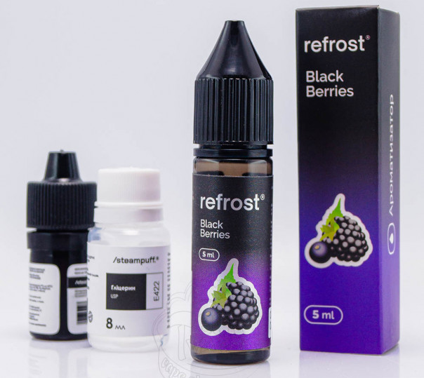Рідина Refrost Salt Black Berries 15ml 50mg на сольовому нікотині зі смаком ягід