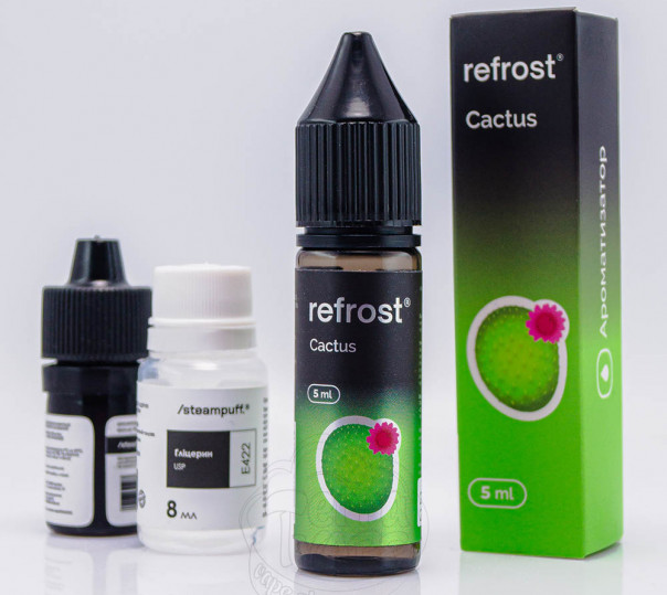 Жидкость Refrost Salt Cactus 15ml 50mg на солевом никотине со вкусом кактуса