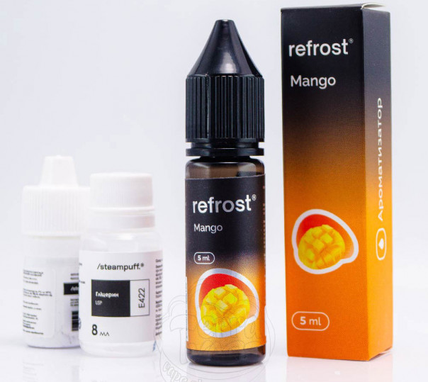 Жидкость Refrost Salt Mango 15ml 50mg со вкусом манго (набор компонентов)