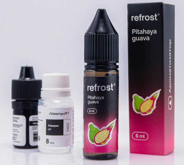Рідина Refrost Salt Pitahaya Guava 15ml 50mg зі смаком пітахаї та гуави (набір компонентів)