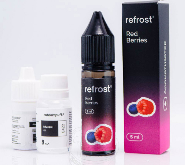 Жидкость Refrost Salt Red Berries 15ml 50mg со вкусом ягод (набор компонентов)