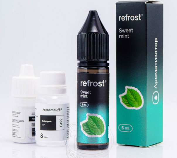 Жидкость Refrost Salt Sweet Mint 15ml 50mg со вкусом мяты (набор компонентов)