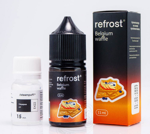 Рідина Refrost Salt Belgium Waffle 30ml 50mg зі смаком бельгійської вафлі (набір компонентів)